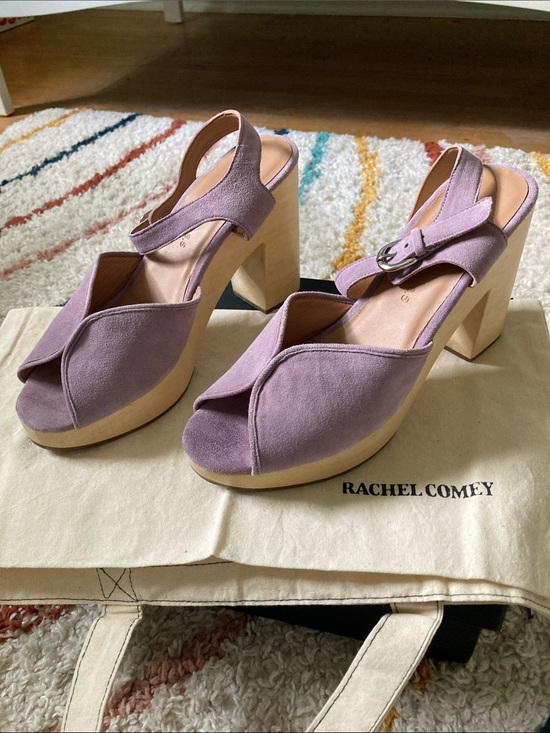 Rachel Comey Shoes - Rachel Comey Roddick Suede Heel Lilac
